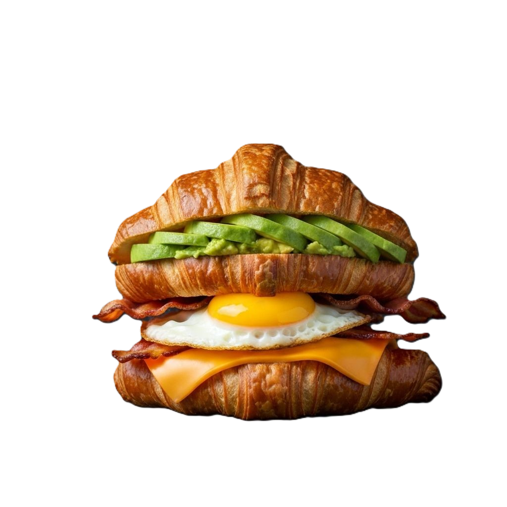 Velvet Croissant Stack